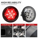 SAUTVS Smoked LED Taillights for Can-Am ATV