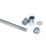 Minho 12mm 205mm Front Rear Axle with Bushing 30mm 20mm 5mm Fit for TaoTao 50 Dirt Bike QUAD ATV