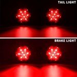 SAUTVS Smoked LED Taillights for Can-Am ATV