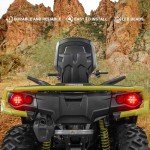 SAUTVS Smoked LED Taillights for Can-Am ATV