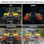 SAUTVS Smoked LED Taillights for Can-Am ATV