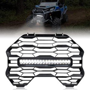 Can-Am Commander Front Mesh Grill with LED Light