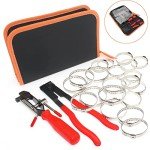 CV Joint Boot Clamp Pliers ATV CV Axle Boot Clamp Pliers Tool kit With CV Boot Band Pliers & 20pcs Crimp Bands-Ear for Most Car