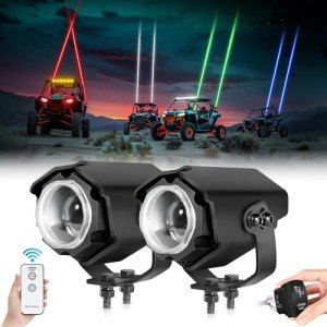 RGBW LED Whip Light with Remote Control for ATVs