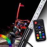 RGB LED Whip Light with Remote for UTV/ATV