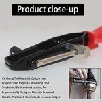 CV Joint Boot Clamp Pliers ATV CV Axle Boot Clamp Pliers Tool kit With CV Boot Band Pliers & 20pcs Crimp Bands-Ear for Most Car
