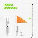 4FT Green LED Whip Light for ATVs