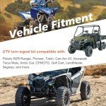 Universal UTV ATV Turn Signal Kit with Switch