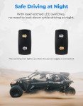 KEMIMOTO Universal UTV Turn Signal Kit