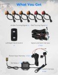 KEMIMOTO Universal UTV Turn Signal Kit