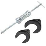 Heavy Duty CV Axle Puller Removal Tool Set - Front Wheel Drive Bearing & Joint Extraction - Includes 5/8"-18 Slide Hammer, 63mm & 48mm Forks, Adapters for Stubborn CV Joints - UTV/ATV/UTV Use