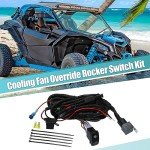 ATV Radiator Fan Switch Kit with Relay & Wiring