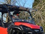 SuperATV Scratch-Resistant Flip Windshield for Honda Pioneer