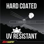 SuperATV Scratch-Resistant Flip Windshield for Honda Pioneer