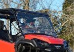 SuperATV Scratch-Resistant Flip Windshield for Honda Pioneer