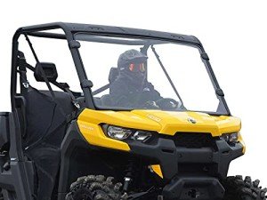 SuperATV Heavy-Duty Full Windshield for Can-Am