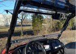 SuperATV Scratch-Resistant Flip Windshield for Honda Pioneer
