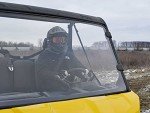 SuperATV Heavy-Duty Full Windshield for Can-Am