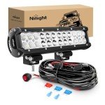 Nilight 12" 72W LED Light Bar Combo