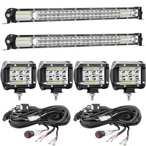 SAN YOUNG 20" LED Light Bar & Pod Kit