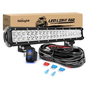 Nilight 20 Inch 126W LED Light Bar Kit