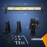 Nilight 22-Inch 480W LED Light Bar Combo