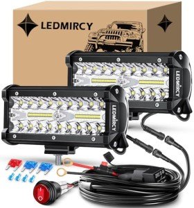 7-Inch LED Light Bar Kit with Switch