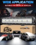 20" LED Light Bar Kit for ATV & UTV