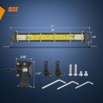 Nilight 11" LED Light Bar - 2 Pack