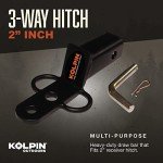 Kolpin 3-Way 2-Inch Hitch - Model 85620