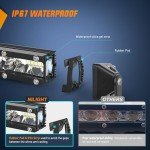 Nilight 11" LED Light Bar - 2 Pack