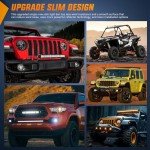 Nilight 11" LED Light Bar - 2 Pack