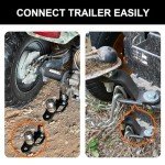 Three-Way Receiver Hitch for ATV/UTV Attachments
