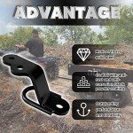 Universal Three-Way Hitch Attachment for ATVs/UTVs
