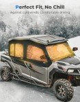 KEMIMOTO UTV Soft Upper Doors for Polaris General