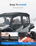 KEMIMOTO UTV Soft Upper Doors for Polaris General