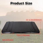 Kojem Universal Hard Roof Top Compatible with JD Gator 625 825i / Yamaha Rhino/Kawasaki MULE 4010 Teryx/Bobcat 3400 / Holland Rustler/Full Size Polaris Ranger