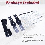 Universal ATV Snow Plow Mount Bracket - Elitewill