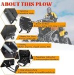 Universal 45" Adjustable Snow Plow Kit for ATVs