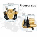 RUTU Rear Brake Caliper Kit for ATVs and Go Karts