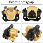 RUTU Rear Brake Caliper Kit for ATVs and Go Karts
