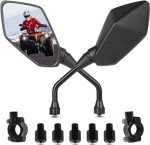 Adjustable ATV Mirrors with 360° Ball Joint