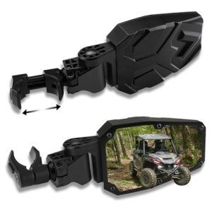 Automatic Folding UTV Side Mirrors for Roll Bars