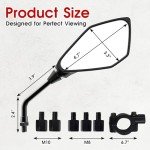 Universal ATV Side Rearview Mirrors for Bikes