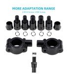 Adjustable ATV Mirrors with 360° Ball Joint