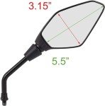 Adjustable ATV Mirrors with 360° Ball Joint