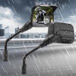 ATV Mirrors 10mm, Rain and Snow Resistant