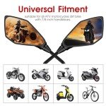 Universal ATV Side Rearview Mirrors for Bikes