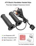 Heated 7/8'' ATV UTV Handlebar Grips – 12V