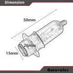 amavoler 12v 35/35w Headlight Bulb Halogen Light Aftermarket Replacement Parts Fit for ATV Moped Quad Go Kart Scooter Motorcycle 4 Wheeler Taotao Sunl Coolster Roketa Jonway.2 Pcs
